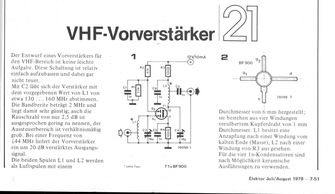  VHF-Vorverst&auml;rker (130-160 MHz) 