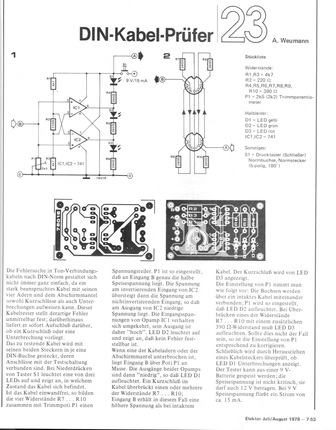  DIN-Kabel-Pr&uuml;fer 