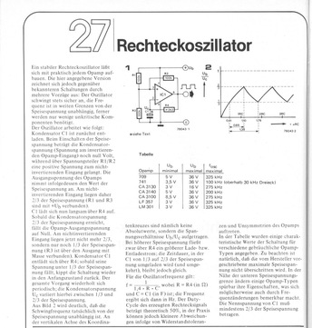  Rechteck-Oszillator (mit OpAmp) 