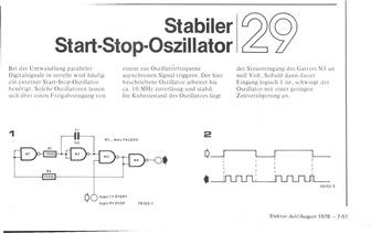  Start-Stopp-Oszillator (bis 10 MHz) 