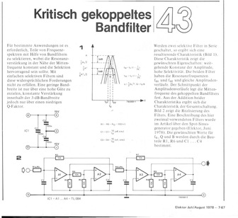  Bandfilter kritisch gekoppelt 