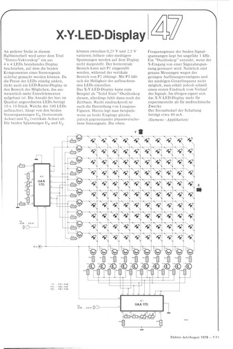  XY-LED-Display (10x10 LEDs) 