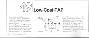  Sensor-Taster (mit 1 CMOS Puffer) 