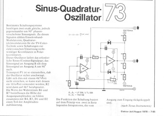  Sinus-Quadratur-Oszillator (90-Grad-Drehung) 