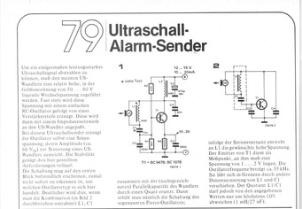  Ultraschall-Alarm-Sender  