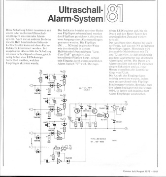  Ultraschall-Alarm-System 