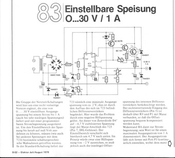  Netzteil (0-30 V, 1 A) 