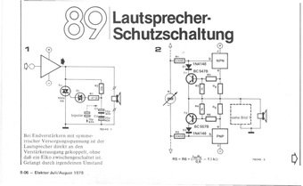  Lautsprecher-Schutzschaltung 