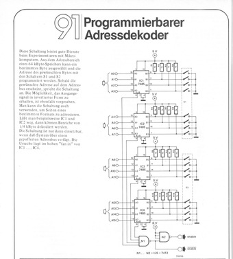  Programmierbarer Adressdecoder (16 Bit) 