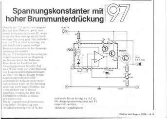  Spannungskonstanter (723) 