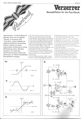  Verzerrer (Soundeffekt f&uuml;r Popmusik, LF357) 