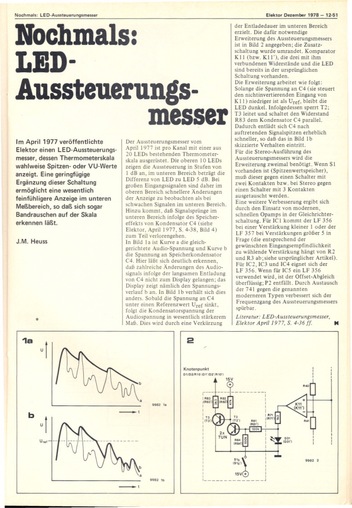  Nochmals: LED-Aussteuerungsmesser 