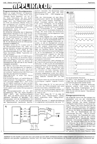  Applikator (Soundgenerator AY-3-8910) 