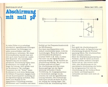  Abschirmung mit null pF (Koax-Leitungskapazit&auml;t eliminieren) 