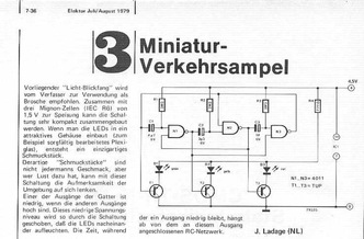  Mini-Verkehrs-Ampel (LEDs) 