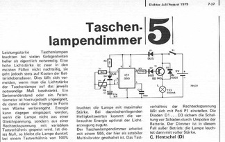  Dimmer f&uuml;r Taschenlampe 