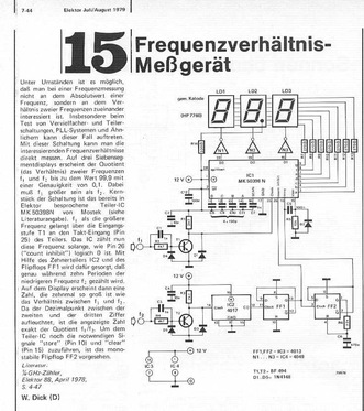  Frequenzverh&auml;ltnis Messgerat (MK50398N) 