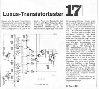  Luxus-Transistor-Tester 