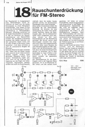  Rauschunterdr&uuml;ckung f&uuml;r Stereo 