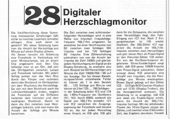  Herzschlag-Monitor digital (Ohrl&auml;ppchen) 