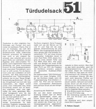  T&uuml;r-Klingel-Dudelsack 