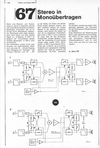  Stereo in Mono &uuml;bertragen (Multiplexer) 