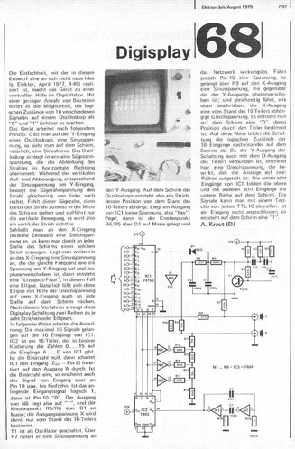  Digital-Display auf Oszilloskop (16 Kan&auml;le) 