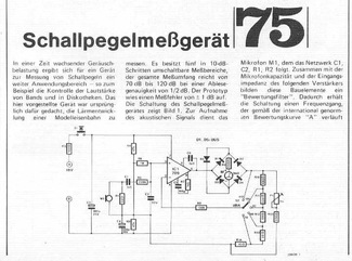  Schallpegel-Messger&auml;t (70-120 dB) 