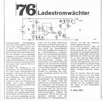  Ladestrom-&Uuml;berwachung (Bleiakku) 