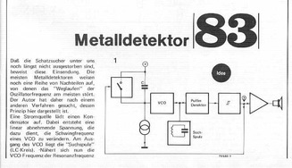  Metall-Detektor (VCO) 