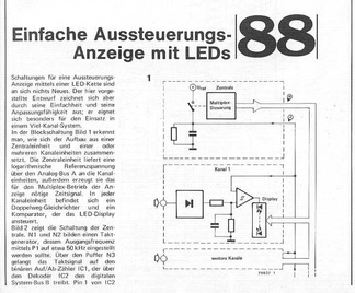  Aussteuerungs-Anzeige (LEDs) 