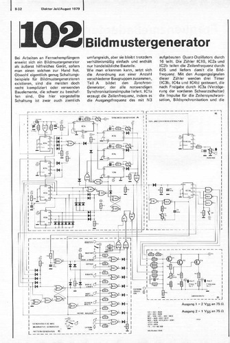  Bildmuster-Generator (TV) 