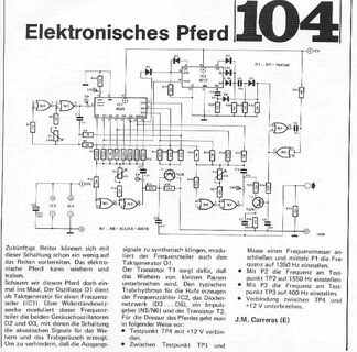  Elektron. Pferd (Ton-Generator) 