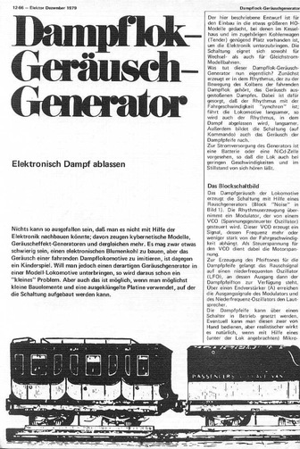  Dampflok-Ger&auml;usch-Generator (TL084, LM386) 
