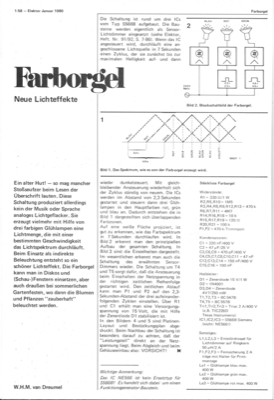 Farborgel (aus 3 Farben ganzes Spektrum erzeugen, Glühlampe, Triac, S566B)