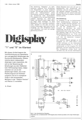 Digisplay (Logikpegel auf Oszilloskop darstellen; 74150, 7493)