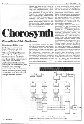 Chorosynth (Chorus/String-Effekt-Synthesizer, Musik)