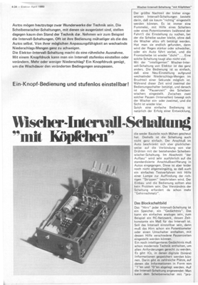 Wischer-Intervall-Schaltung mit Köpfchen (stufenlos einstellbar mit digitalem Speicher; 2102, 4040, 4098)