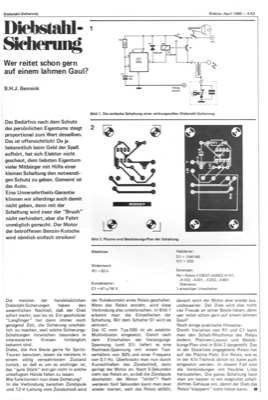 Diebstahl-Sicherung (Auto, Zündspule unterbrechen)