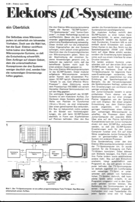 Elektors uC-System (Vergleich der 3 bisher veröffentlichten Syteme)