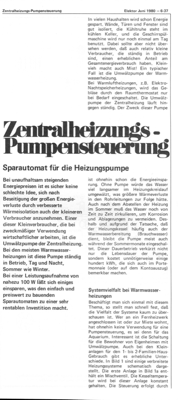 Zentralheizungs-Pumpensteuerung (Umwälzpumpe 15 min nach abgeschaltetem Brenner ausschalten)