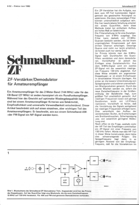 Schmalband-ZF (ZF-Verstärker/Demodulator für Amateurempfänger; TCA440, NE565)