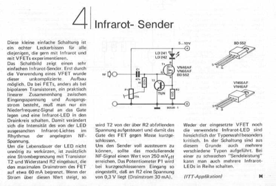 Infrarot-Sender (V-FET)