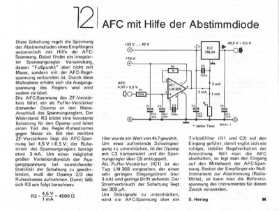 AFC mit Hilfe der Abstimmdiode