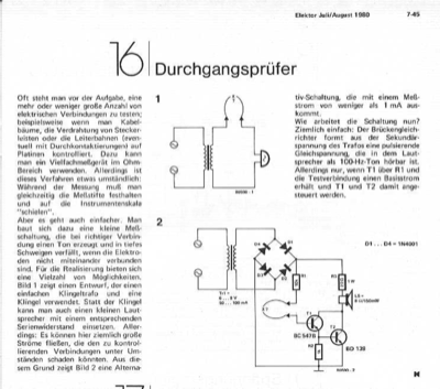 Durchgangs-Prüfer