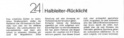 Halbleiter-Rücklicht (LEDs)