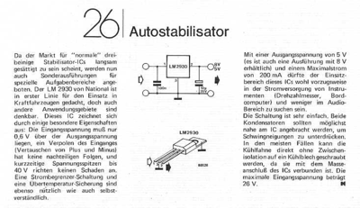 Stabilisator mit LM2930 (0,6-V-Spannungsdifferenz)