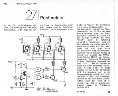 Post-Melder (Lichtschranke)