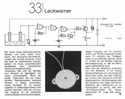 Leckwarner (Wasser-Fühler)