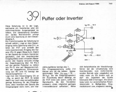 Puffer oder Inverter (mit 741)